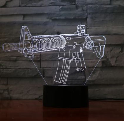 Gun modeling night light