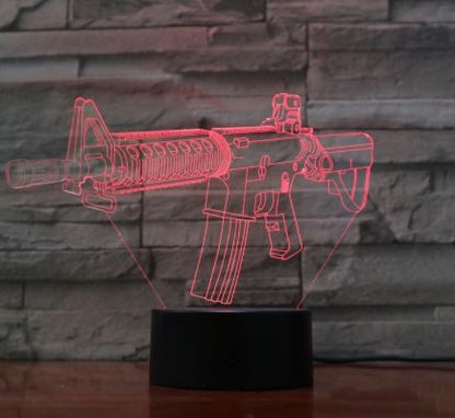 Gun modeling night light
